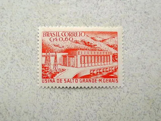 Поштова марка Бразилія 1955 рік ** Ціна