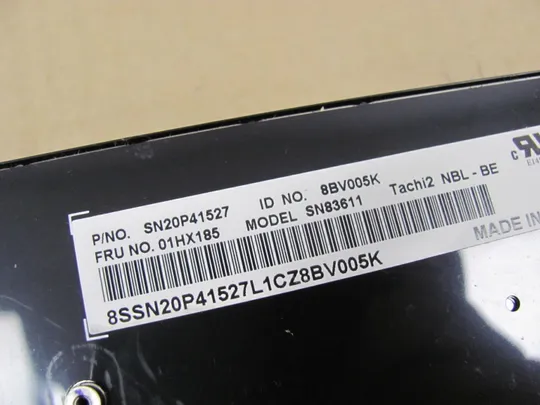 номер0026-2 клавіатура Клавіатура для ноутбука  Keyboard Клавіатура  робоча 01HX207 01HX145 01HX185 01ER506 01EN934 для Lenovo ThinkPad T570 T580 P51s P52s оригінал Характеристики