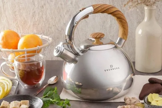 Чайник со свистком Edenberg EB-2444-Brown 3 л коричневый Ціна