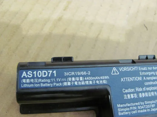 Оригінал АКБ, Акумуляторна батарея, живлення, battery,  AS10D71 11.1V 48WH для Aspire 4251 4252 4253 4253G 4333 4551 4551G 4552 4552G 4625 4733Z 4738 4738G 4738Z 4738ZG 4741 4741G 4741Z 4741ZG 4743G 4750G 4771 4771G 5251 5252 5253 5253G 5336 5551 5551G 55 Де купити