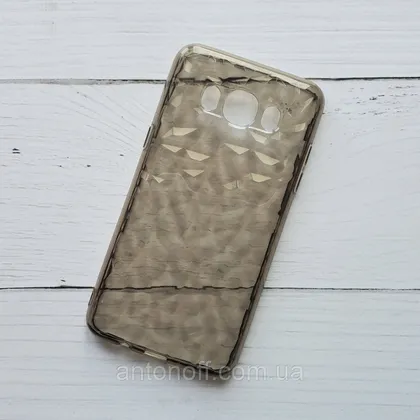 фото, Чохол Samsung J510F Galaxy J5 2016 для телефону сірий силіконовий