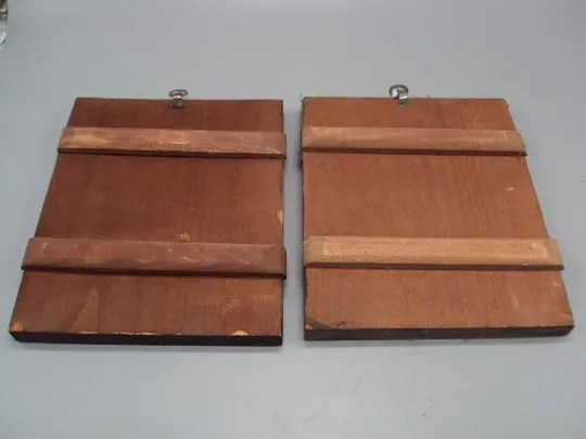 Иконы венчальная пара Богородица и Иисус Христос дерево икона 2,7 х 15,6 х 18,8 см лот 2 шт №13907 Інтернет-аукціон