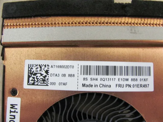 650-14 система охолодження AT169002DT0 01ER497 01ER499 для Lenovo Thinkpad T480 T470 A485 A475 оригінал Продаж