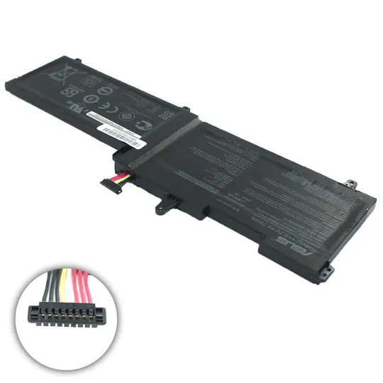 Купити Оригінальна батарея для ноутбука ASUS C41N1541 (ROG Strix: GL702VT, GL702VM, GL702ZC series) 15.2V 5000mAh 76Wh Black