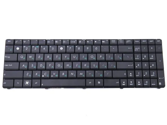 Клавиатура для ASUS K72Jr, K72Ju, N50, N50V, N50Vc, N50Vg, N50Vm, N50Vn, N53, N53Da (RU black) З аукціону