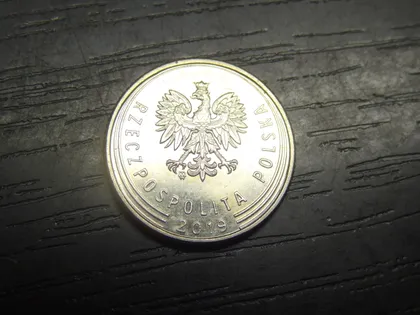 фото, 20 грошей 2019 Польща (мідно-нікель)
