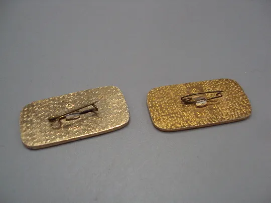 Знак флот корабль морфлот ссср лайнер А. Пушкин 1965 н/и Академик Курчатов 1966 лот 2 шт №17260 Продаж