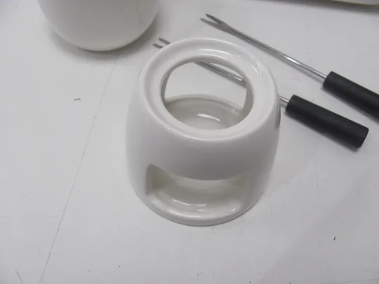 Zerodeko 1 набір духовка для плавлення шоколаду Каструля для плавлення шоколаду Каструля для фондю Каструля для плавлення масла Каструля для фондю Каструля для плавлення шоколаду Ковши для шоколадного фондю Виделка для горщика (15) Продаж