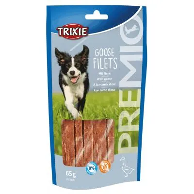 Лакомство для собак Trixie Premio Goose Filets филе гуся 65 г (4011905318097) Ціна