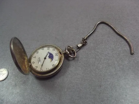 часы карманные паровоз поезд cobol 17 камней не на ходу №501 Продаж