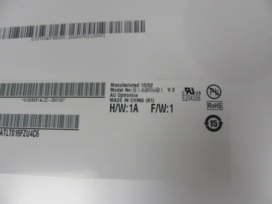 МР13-6 матриця B140RW01 V.2  14.0"  eDP 30 pin  TN WXGA++  LCM a-Si TFT-LCD, LCM Продаж