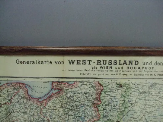 Купити карта россии 1914 год  размеры 67,5 х 87 см