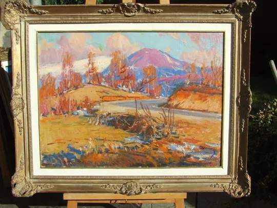 Нар.худ.Урср. Шолтес З. 1909-1990 рр. роз. 55х75 см. п.о. 1960 рр. закарпатська школа Ужгород . Ціна