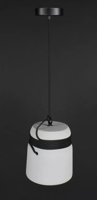 Люстра подвесная на 1 лампочку 27822 Черный 30-180х18х18 см. Ціна