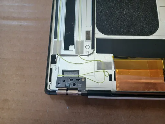 номер1056-4 кришка матриці 0XYCR1 460.0JD08.0001 з петлями для Dell  XPS17 XPS 17 9700 Precision 5750 Кришка дисплея Тильна кришка Корпус матриці Верхня кришка matrix cover Top Case LCD Cover Rear Lid Back Cover Housing Cabinet оригінал Де купити