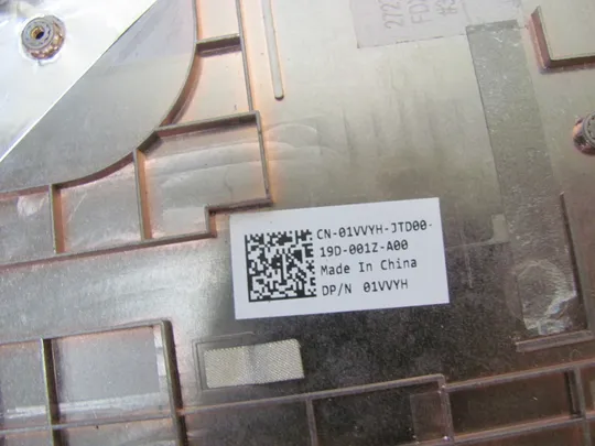 номер1002-2 корпус кришка Палмрест корпус топкейс Верхня панель палмрест cover-C тачпад  01VVYH  AP2V4000D02 для Dell Precision 7750 оригінал Торговий майданчик