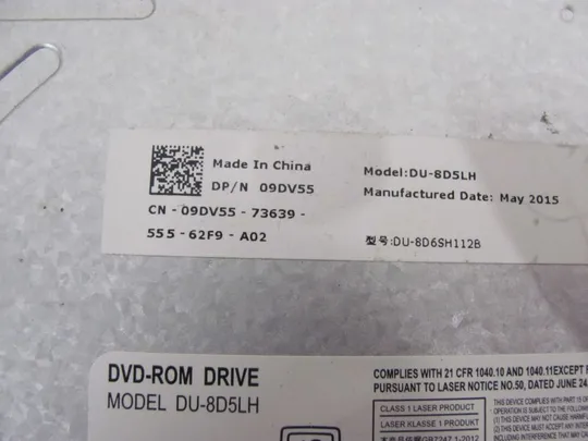 номер0253-6 DVD привід для DELL PRECISION M2800 оригінал З аукціону