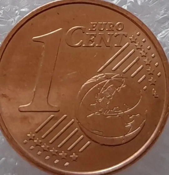 (2517) 1 євроцент 2019 Австрія, 1 євроцент 2020 Австрія, викрошки на &quot;1&quot; - 2 монети одним лотом (1 евроцент Австрия, брак) Де купити