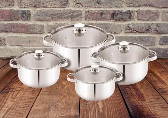 Набор кастрюль Empire EM-7362 8 предметов Ціна