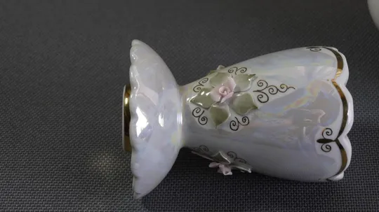 Набір свічники 2шт та овальна ваза стара радянська порцеляна Кисловодськ Вживане Недорого