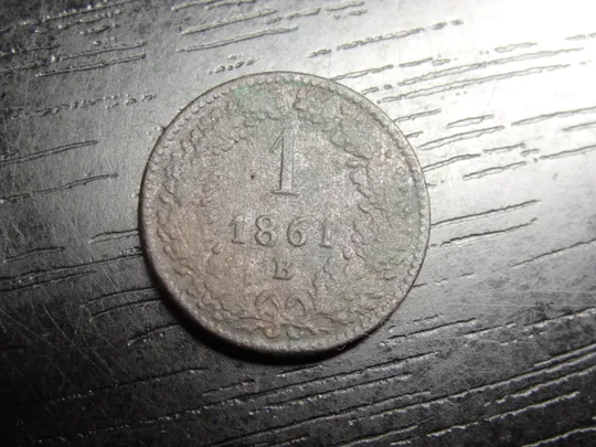 1 крейцер 1861 B Австро-Угорщина Ціна