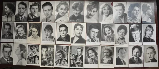 СССР Открытки Артисты кино и эстрады Набор 33 шт 1961-1963 Ціна