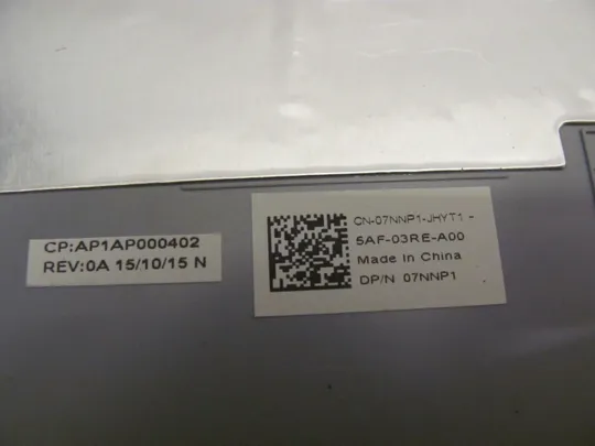 номер0201-13  Кришка матриці, Кришка дисплея,Тильна кришка,Корпус матриці,Верхня кришка,Задня кришка,matrix cover   Top Case LCD Cover Rear Lid Back Cover Housing Cabinet AP1AP000402 07NNP1 для   Dell Inspiron 15-5558, 5758 оригінал Інструкція