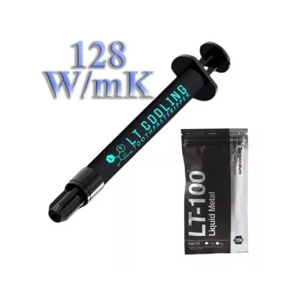 фото, Рідкий метал LT-100 LT Cooling 1.5 г Liquid Metal (термопаста) 128 W/mk