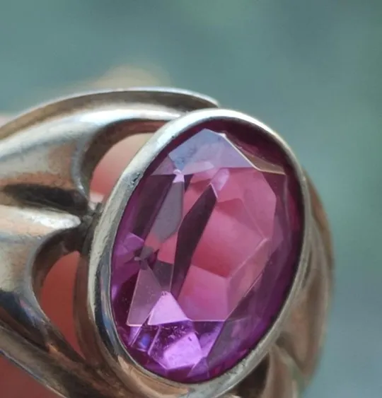 Серебряное кольцо СССР винтаж 18-18.5 размер ,клеймо звезда, 1970-e km279 Недорого