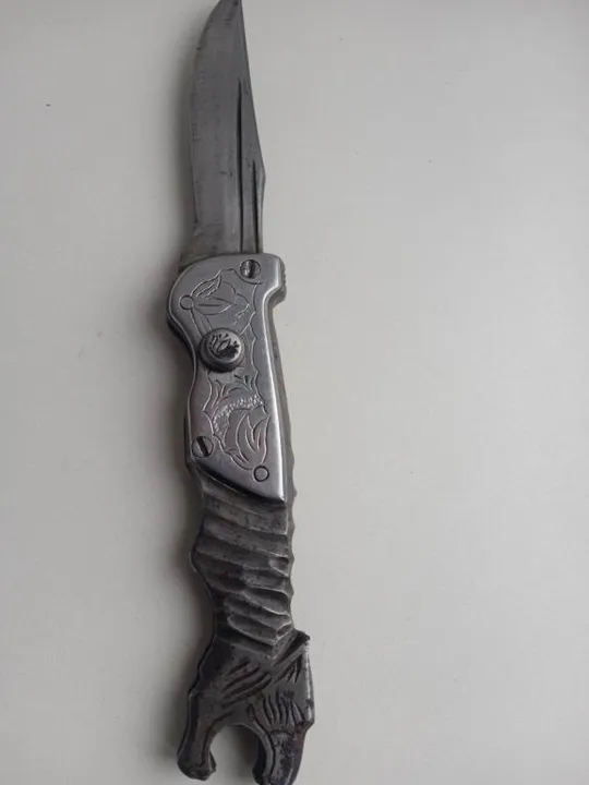 Купити Выкидной нож времен СССР Тигр он же открывашка рабочий редкий выкидуха tn458