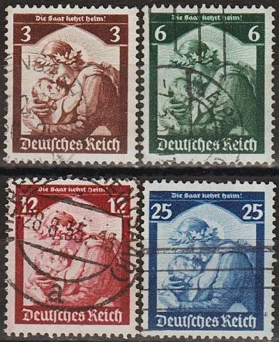 фото, 1935 - Рейх - Возвращение Саара Mi.565-68 _14.0 €