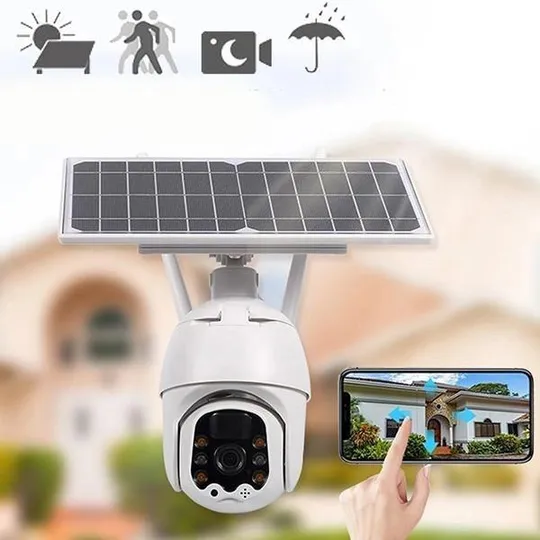 Камера видеонаблюдения CAMERA Q5 \ 2mp \ solar PANEL WI-FI(6) i-Cam+ APP Ціна