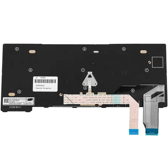 Клавиатура для ноутбука LENOVO (ThinkPad: X13 Gen 2) rus, black, с джойстиком Ціна