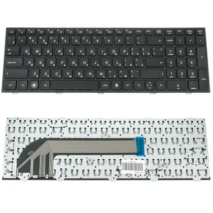 фото, Клавіатура для ноутбука HP (ProBook: 4540s, 4545s) rus, black, з фреймом
