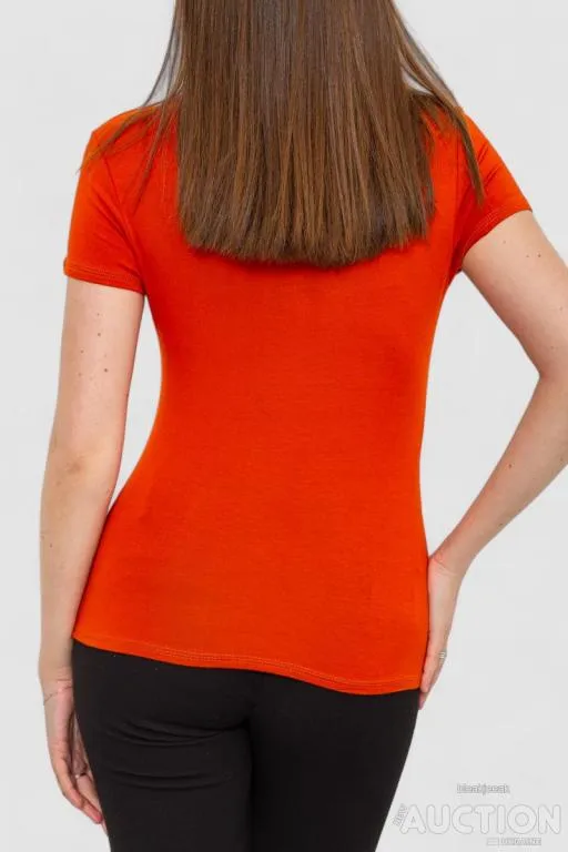 Футболка женская, цвет терракотовый, 186R528 Продаж
