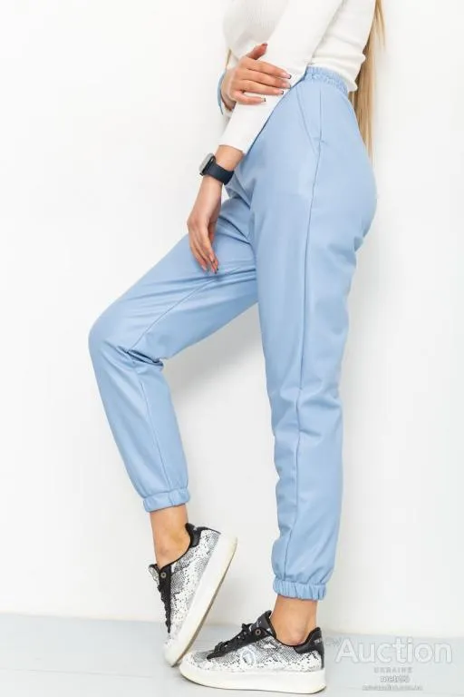 Лосины женские на флисе, цвет голубой, 164R150 З аукціону