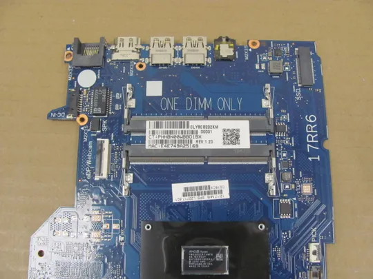 877-18 материнська плата 6050A2983001  L22717-601 AMD Ryzen5 2500U  для HP  17-CA  оригінал Недорого