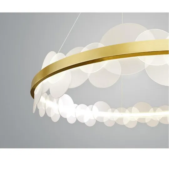 Люстра потолочная LED D1005/600-k Бронза 20х60х60 см. Продаж