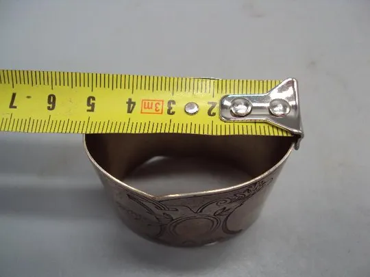 Сервировочное кольцо для салфеток кольцо для сервировки серебро 84 проба ПА вес 39,59 г №311 Продаж