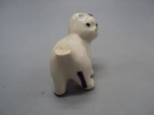 Фигура фарфор статуэтка котенок миниатюра котик Европа кот высота 3,5 см под реставрацию №11754 Продаж