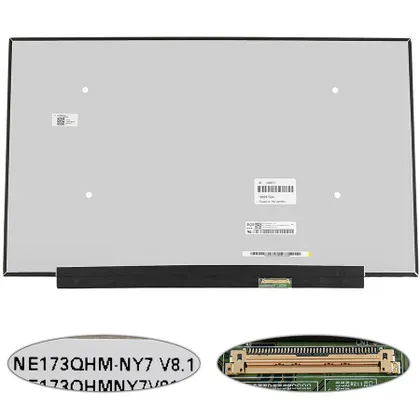 фото, Матриця 17.3 NE173QHM-NY7 (2560*1440, 40pin(eDP, IPS, 165Hz, 400 cd/m? 100% DCI-P3), LED, SLIM(без планок та вушок), матова,