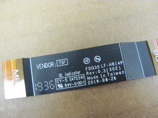 839-53 шлейф FDQ30 LF-H814P  для Dell XPS 13 9300 9310 оригінал З аукціону