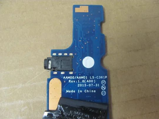 номер0178-32 плата AUDIO 0P1GM9 AAM00\AAM01 LS-E361P для  Dell XPS 15 9550 PRECISION 5510 оригінал Де купити