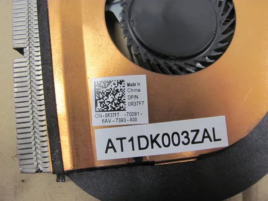 698-13 термонтрубка охолодження 0R37F7 AT1DK003ZAL для Dell Latitude E7270 7270 оригінал Продаж