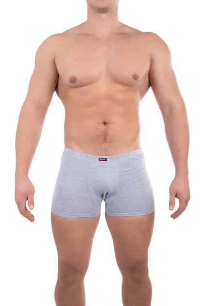 фото, Чоловічі труси боксери Bono МШ 950119 сірі розмір 46 S 52