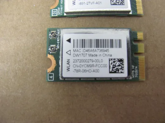 353-21 WI-FI модуль 0V91GK 0YCM9R  для Dell Inspiron 15 3567 5548  Vostro 15 3568  оригінал З аукціону