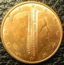5 євроцентів 2016 Нідерланди Ціна