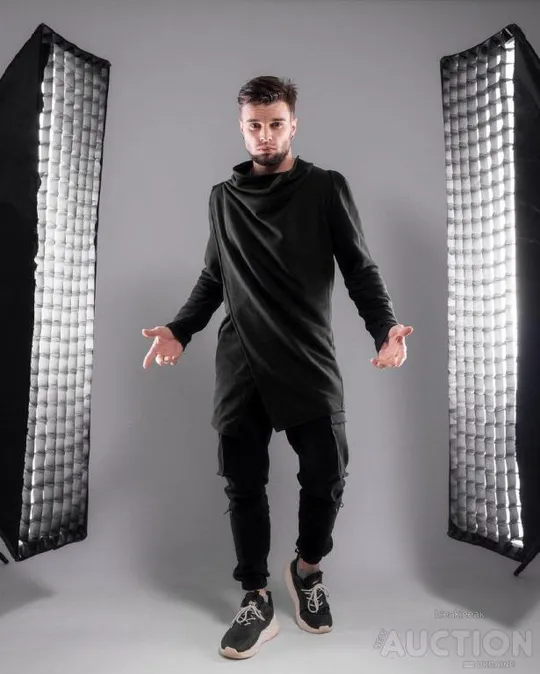 Унісекс мантія Ri колір чорний Ціна