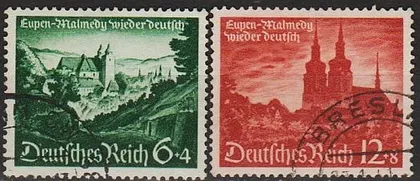 фото, 1940 - Рейх - Ейпен і Малмеді Mi.748-49 _7.50 €