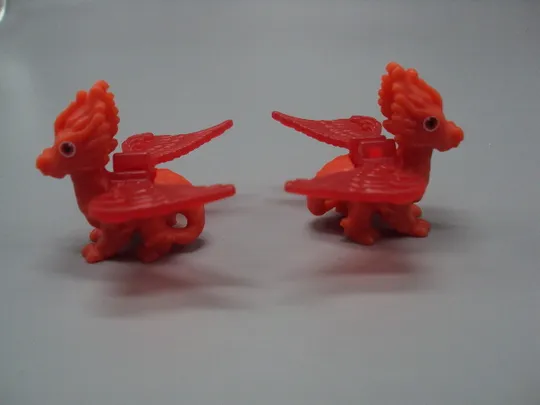 Фигурка киндер сюрприз VQ106 Ferrero дракон дракончик лот 2 шт №18616л Інтернет-аукціон